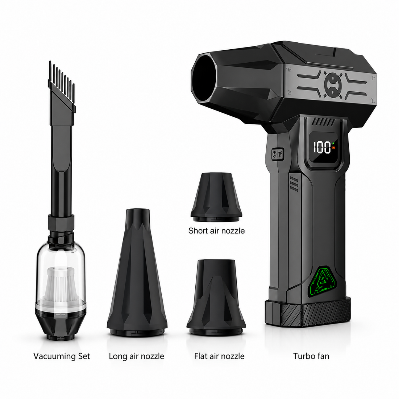 Kabelloser Turbo-Jet-Luftbläser, Staubsauger
