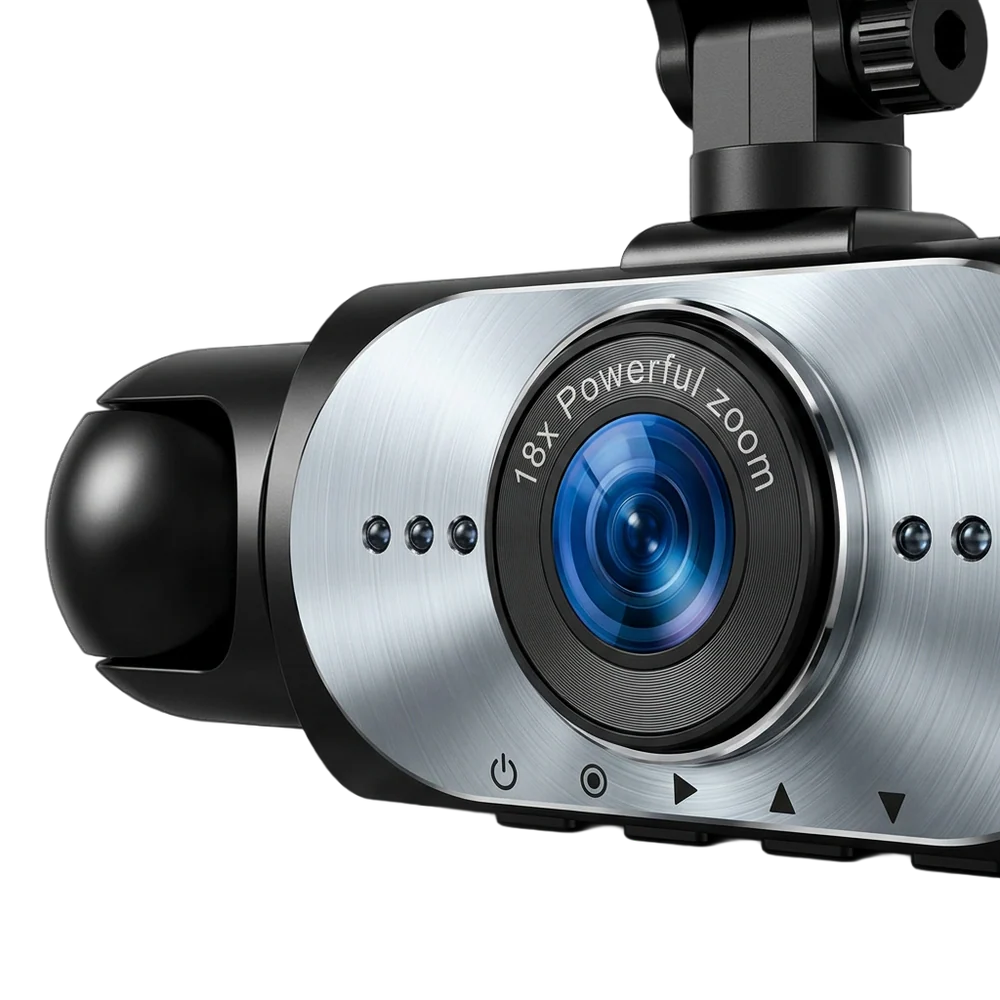 4-Kanal Full HD Dashcam mit Rückfahrkamera und Nachtsicht