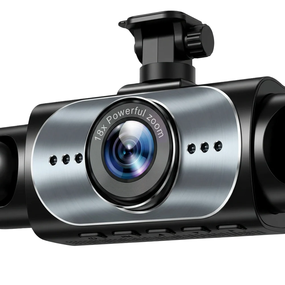 4-Kanal Full HD Dashcam mit Rückfahrkamera und Nachtsicht